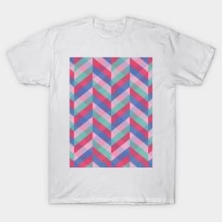 Minimalist Geometric Candy Colors T-Shirt